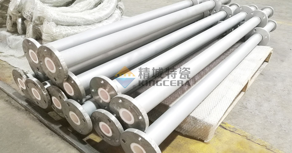 整體成型耐磨陶瓷管道